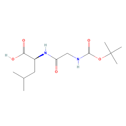 (S)-2-(2-((叔丁氧基羰基)氨基)乙酰氨基)-4-甲基戊酸,Boc-Gly-Leu-OH