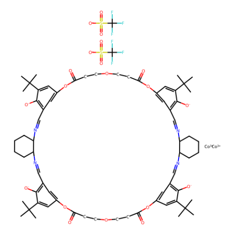 環(huán)狀寡聚雙[[（1R，2R）-（+）-1,2-環(huán)己烷二氨基-N，N-雙（3,3-二叔丁基水楊基）鈷（III）三氟甲磺酸鹽]-5,5-雙（ 2-羧乙基）醚,Cyclic-Oligo Bis[(1R,2R)-(+)-1,2-cyclohexanediamino-N,N-bis(3,3-di-t-butylsalicylidene) cobalt(III)triflate]-5,5-bis(2-carboxyethyl)ether