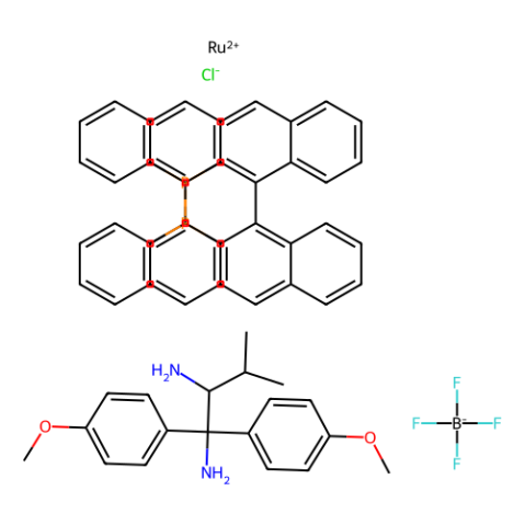 氯[（S）-（-）-2,2''-双[二苯基膦基]-1,1''-联萘基] [（S）-1,1-双（4-甲氧基苯基）-3-甲基丁烷-1 ，2-二胺]四氟硼酸钌（II）,Chloro[(S)-(-)-2,2''-bis[diphenylphosphino]-1,1''-binaphthyl][(S)-1,1-bis(4-methoxyphenyl)-3-methylbutane-1,2-diamine]ruthenium(II) tetrafluoroborate