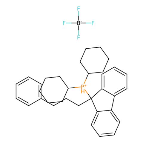 二环己基[9-(3-苯丙基)-9-芴基]鏻鎓四氟硼酸盐,Dicyclohexyl[9-(3-phenylpropyl)fluoren-9-yl]phosphonium tetrafluoroborate