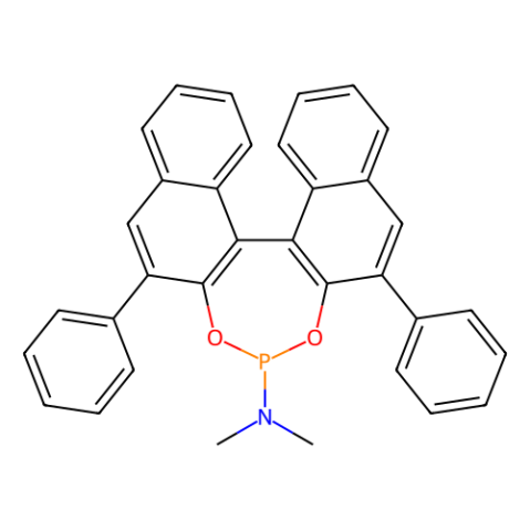 (11bR)-N,N-二甲基-2,6-联苯-联萘并[2,1-d:1',2'-f][1,3,2]二氧磷杂-4-胺,(11bR)-N,N-Dimethyl-2,6-diphenyl-dinaphtho[2,1-d:1'',2''-f][1,3,2]dioxaphosphepin-4-amine