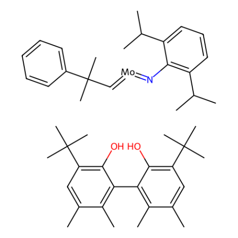 2,6-二異丙基苯基亞胺基二十二碳四烯[外消旋-BIPHEN]鉬（VI） [rac-SCHROCK-HOVEYDA CATALYST],2,6-Diisopropylphenylimidoneophylidene[racemic-BIPHEN]molybdenum(VI)