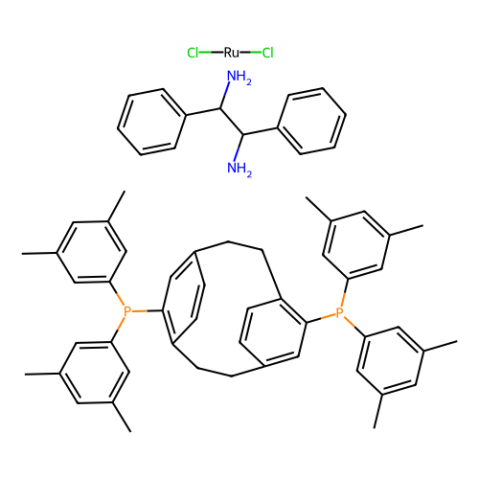 二氯[（S )-(+)-4,12-雙（二（3,5-二甲苯基）膦）-[2.2]，對(duì)環(huán)芳烷] [（1R，2R)-(+)-1,2-二苯基]釕,Dichloro[(S)-(+)-4,12-bis(di(3,5-xylyl)phosphino)-[2.2]-paracyclophane][(1R,2R)-(+)-1,2-diphenylethylenediamine]ruthenium(II)