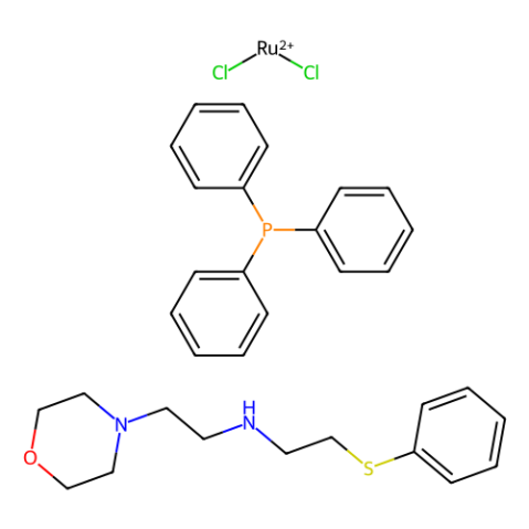 二氯[rel-[N（S）]-N-[2-[（R）-苯硫基-κS]乙基]-4-嗎啉乙胺-κNN4，κN4]（三苯基膦）釕（II）,Dichloro[rel-[N(S)]-N-[2-[(R)-phenylthio-κS]ethyl]-4-morpholineethanamine-κNN4,κN4](triphenylphosphine)ruthenium(II)