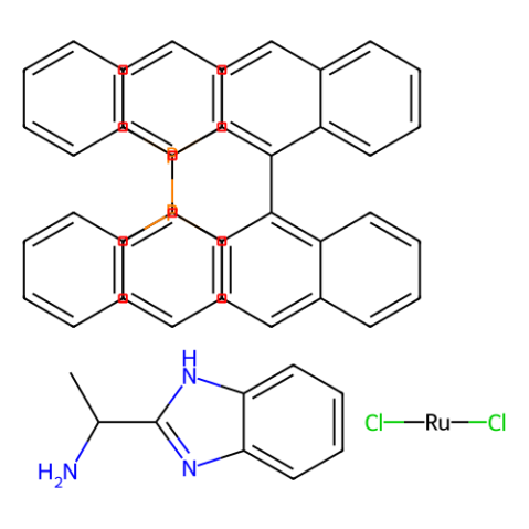 二氯[（S）-（-）-2,2''-雙（二苯基膦基）-1,1''-聯(lián)萘基] [（S）-（-）-2-（α-甲基甲胺）-1H-苯并咪唑]釕（II）,Dichloro[(S)-(-)-2,2''-bis(diphenylphosphino)-1,1''-binaphthyl][(S)-(-)-2-(α-methylmethanamine)-1H-benzimidazole]ruthenium(II)