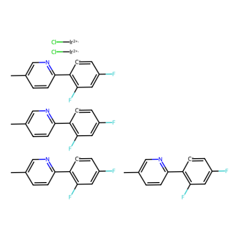 二-Μ-氯噻吩[3,5-二氟-2-(5-甲基-2-吡啶基-ΚN)苯基-ΚC]二銥,Di-μ-chlorotetrakis[3,5-difluoro-2-(5-methyl-2-pyridinyl-κN)phenyl-κC]diiridium