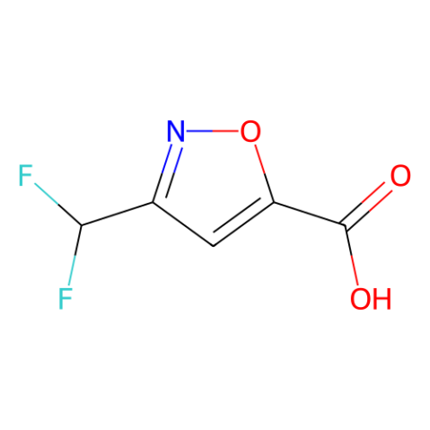 3-(二氟甲基)異惡唑-5-羧酸,3-(Difluoromethyl)isoxazole-5-carboxylic acid