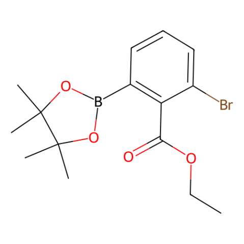 2-溴-6-（4,4,5,5-四甲基-1,3,2-二氧雜硼烷-2-基）苯甲酸乙酯,Ethyl 2-bromo-6-(4,4,5,5-tetramethyl-1,3,2-dioxaborolan-2-yl)benzoate