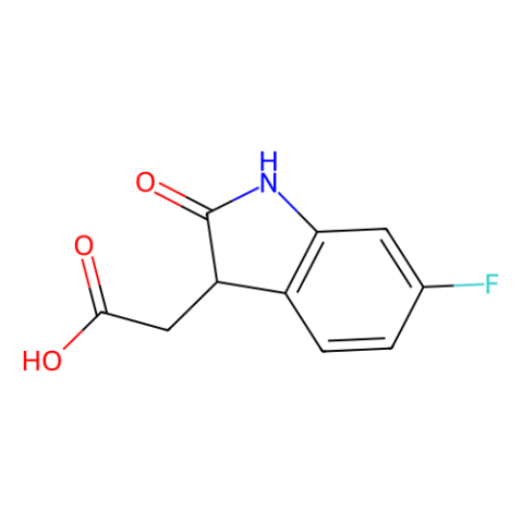 (6-氟-2-氧代-2,3-二氢-1H-吲哚-3-基) 乙酸,(6-Fluoro-2-oxo-2,3-dihydro-1H-indol-3-yl)acetic acid