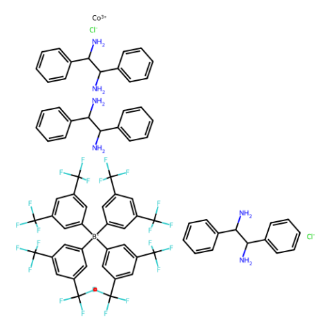 Lambda-Tris [（1S，2S）-1,2-二苯基-1,2-乙二胺]氯化钴（III）四[3,5-双（三氟甲基）苯基]硼酸酯二水合物SKJ-1,lambda-Tris[(1S,2S)-1,2-diphenyl-1,2-ethanediamine]cobalt(III) chloride tetrakis[3,5-bis(trifluoromethyl)phenyl]borate dihydrate SKJ-1