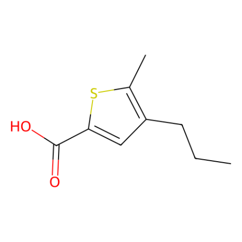 5-甲基-4-丙基噻吩-2-羧酸,5-methyl-4-propylthiophene-2-carboxylic acid