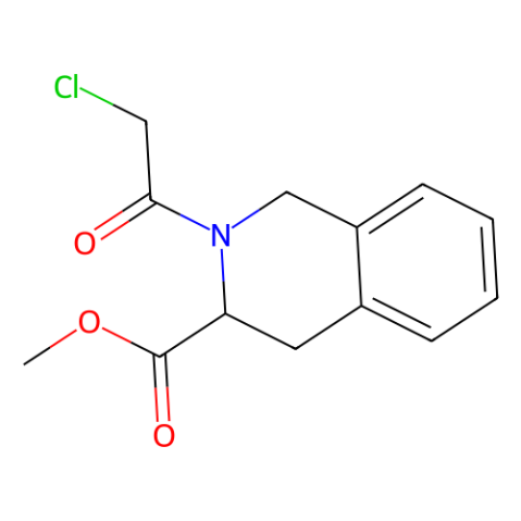 2-（氯乙?；?1,2,3,4-四氫異喹啉-3-羧酸甲酯,methyl 2-(chloroacetyl)-1,2,3,4-tetrahydroisoquinoline-3-carboxylate