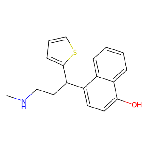 4-（3-甲基氨基-1-噻吩-2-基-丙基）-萘-1-醇,4-(3-Methylamino-1-thiophen-2-yl-propyl)-naphthalen-1-ol