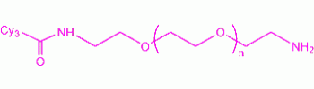 Cy3 PEG 胺, Cy3-PEG-NH2,Cy3 PEG Amine, Cy3-PEG-NH2