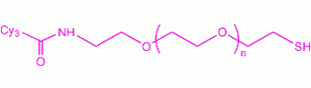 Cy3 PEG 巰基, Cy3-PEG-SH,Cy3 PEG Thiol, Cy3-PEG-SH