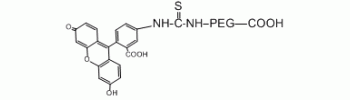 荧光素 PEG 羧酸, FITC-PEG-COOH,Fluorescein PEG acid, FITC-PEG-COOH
