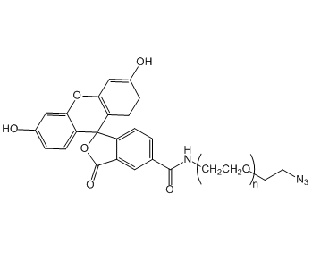 熒光素 PEG 疊氮, FITC-PEG-N3,Fluorescein PEG Azide, FITC-PEG-N3