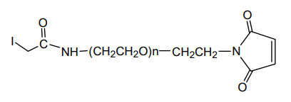 碘代乙?；?PEG 馬來酰亞胺, IA-PEG-MAL,Iodoacetyl PEG Maleimide, IA-PEG-MAL