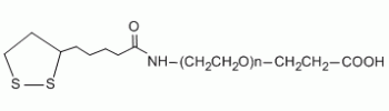 硫辛酸 PEG 羧酸, LA-PEG-COOH,Lipoic acid PEG acid, LA-PEG-COOH