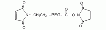 马来酰亚胺 PEG N-羟基琥珀酰亚胺, MAL-PEG-NHS,Maleimide PEG NHS, MAL-PEG-NHS