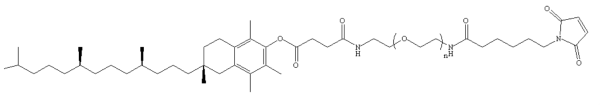 维生素E PEG 马来酰亚胺,Vitamin E PEG Maleimide, Tocopherol PEG maleimide