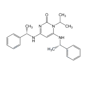 玛伐凯泰杂质16,1-Isopropyl-4,6-bis(((S)-1-phenylethyl)amino)pyrimidin-2(1H)-one