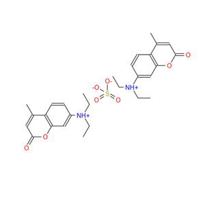 19498-58-9;diethyl(4-methyl-2-oxo-2H-benzopyran-7-yl)]ammonium sulphate (2:1)