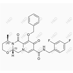 度鲁特韦杂质31,(4R,12aS)-7-(benzyloxy)-N-(2,4-difluorobenzyl)-4-methyl-6,8-dioxo-3,4,6,8,12,12a-hexahydro-2H-pyrido[1