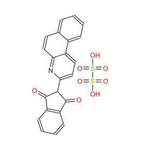 1324-04-5;2-苯并[F]喹啉-3-基-1H-茚-1,3-(2H)-二酮二磺基衍生物