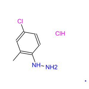 19690-59-6；4-氯-邻甲苯肼盐酸盐；4-chloro-2-tolylhydrazine hydrochloride