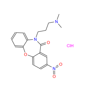 16398-39-3；10-[3-(dimethylamino)propyl]-2-nitrodibenz[b,f][1,4]oxazepin-11(10H)-one monohydrochloride