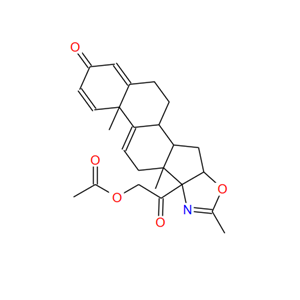 21-hydroxy-2'-methyl-16--5'H-pregna-1,4,9(11)-trieno[17,16-d]oxazole-3,20-dione 21-acetate；16119-56-5