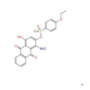 16517-80-9；1-amino-9,10-dihydro-4-hydroxy-9,10-dioxo-2-anthryl 4-ethoxybenzenesulphonate