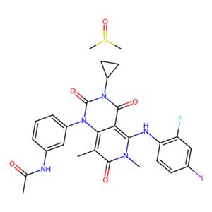 aladdin 阿拉丁 T413132 曲美替尼二甲基亚砜溶剂化物 1187431-43-1 99%
