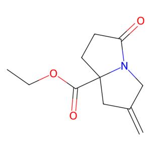 2-亚甲基-5-氧代六氢-1H-吡咯里嗪-7a-羧酸乙酯,Ethyl 2-methylene-5-oxohexahydro-1H-pyrrolizine-7a-carboxylate