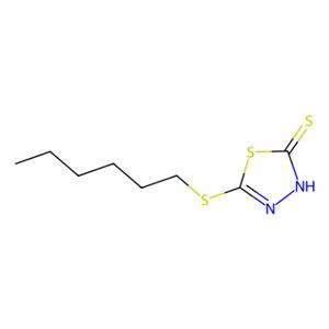 aladdin 阿拉丁 N341760 5-正己硫基-1,3,4-噻二唑-2-硫醇 4858-28-0 95%