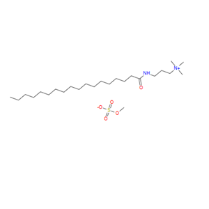 19277-88-4；硬脂酰胺丙基三甲铵甲基硫酸盐；Trimethyl-3-[(1-oxooctadecyl)amino]propylammonium methyl sulphate