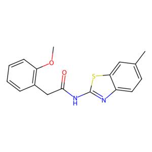 aladdin 阿拉丁 W418038 2-Methoxy-N-(6-methyl-2-benzothiazolyl)benzeneacetamide 349438-77-3 98%