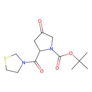 aladdin 阿拉丁 S303654 (2S)-4-氧代-2-(3-噻唑烷基羰基)-1-吡咯烷羧酸叔丁酯 401564-36-1 98%