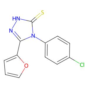 aladdin 阿拉丁 W416793 4-(4-Chlorophenyl)-5-(2-furanyl)-2,4-dihydro-3H-1,2,4-triazole-3-thione 60870-39-5 98%