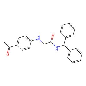 2-(4-乙酰苯胺)-N-二苯甲基乙酰胺,2-(4-acetylanilino)-N-benzhydrylacetamide