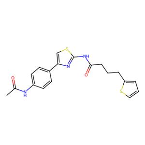 aladdin 阿拉丁 W417812 N-(4-(4-Acetamidophenyl)thiazol-2-yl)-4-(thiophen-2-yl)butanamide 796059-20-6 98%