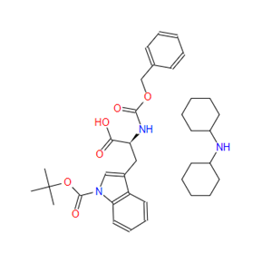 N-苄氧羰基-1-BOC-L-色氨酸 二环己基铵盐