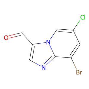 8-溴-6-氯咪唑并[1,2-a]吡啶-3-甲醛,8-Bromo-6-chloroimidazo[1,2-a]pyridine-3-carbaldehyde