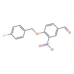 aladdin 阿拉丁 F343222 4-(4-氟苄氧基)-3-硝基苯甲醛 175136-18-2 96%
