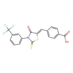 aladdin 阿拉丁 C169456 5-[（4-羧基苯基）亚甲基]-2-硫氧-3- [（3-三氟甲基）苯基-4-噻唑烷酮 307510-92-5 98% (HPLC)