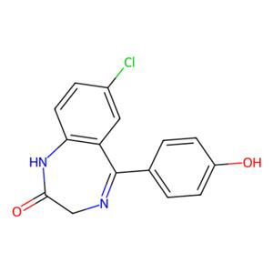aladdin 阿拉丁 H331308 7-氯-1,3-二氢-5-(4-羟基苯基)-2H-1,4-苯并二氮杂卓-2-酮 17270-12-1 95%