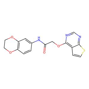 aladdin 阿拉丁 W418213 N-(2,3-dihydro-1,4-benzodioxin-6-yl)-2-{thieno[2,3-d]pyrimidin-4-yloxy}acetamide 756857-71-3 98%