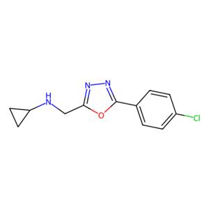 N-{[5-（4-氯苯基）-1,3,4-恶二唑-2-基]甲基} -N-环丙胺,N-{[5-(4-chlorophenyl)-1,3,4-oxadiazol-2-yl]methyl}-N-cyclopropylamine