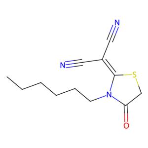 2-(3-己基-4-氧代噻唑烷-2-亞基)丙二腈,2-(3-Hexyl-4-oxothiazolidin-2-ylidene)malononitrile